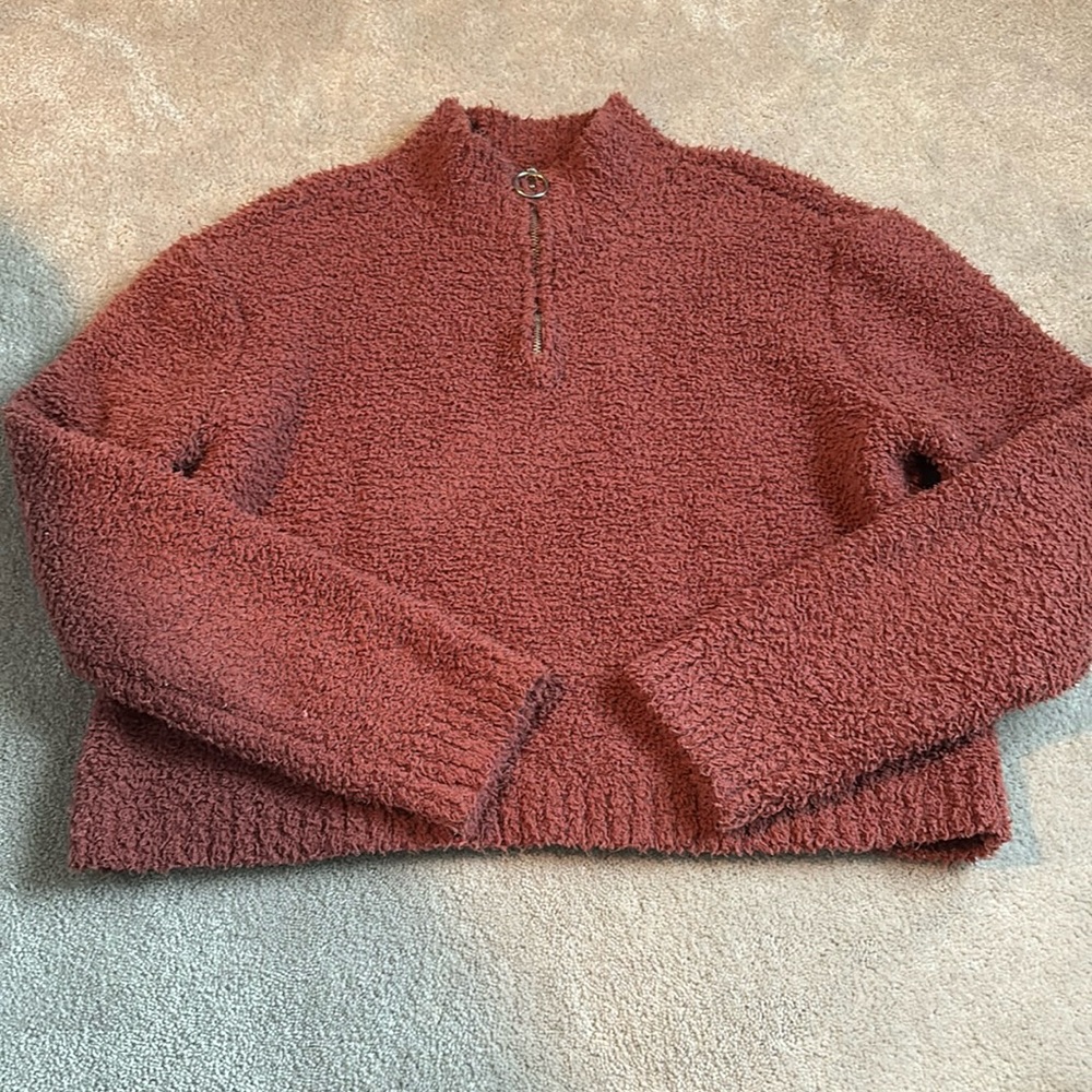 Kendall and Kylie Fuzzy Quarter (1/4) Zip